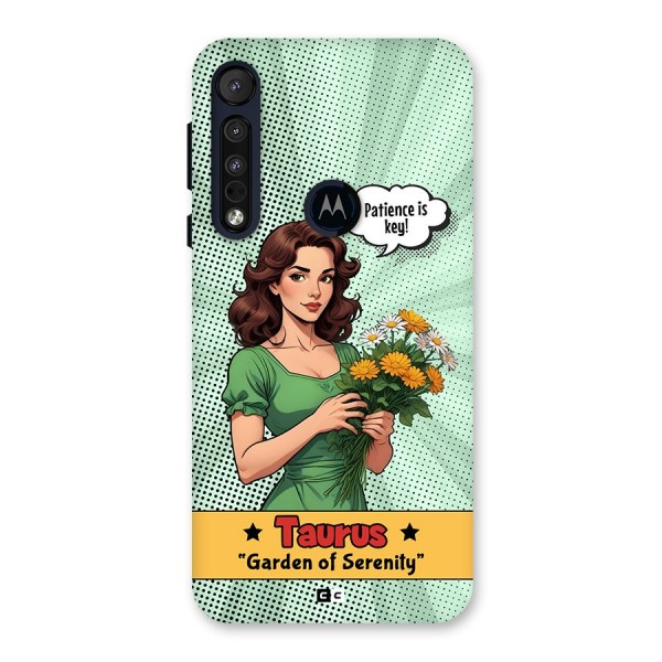 Peaceful Taurus Back Case for Motorola One Macro