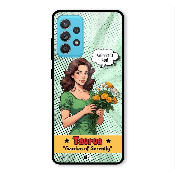 Peaceful Taurus Glass Back Case for Galaxy A52