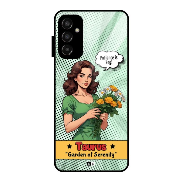 Peaceful Taurus Glass Back Case for Galaxy F13