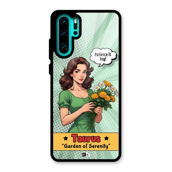 Peaceful Taurus Glass Back Case for Huawei P30 Pro