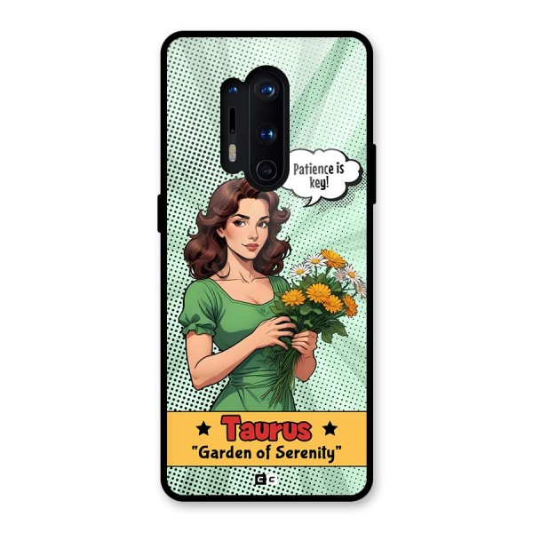 Peaceful Taurus Glass Back Case for OnePlus 8 Pro
