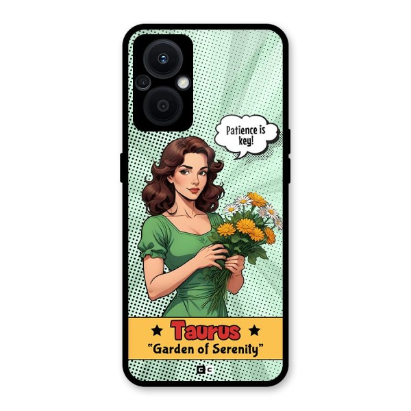 Peaceful Taurus Glass Back Case for Oppo F21s Pro 5G