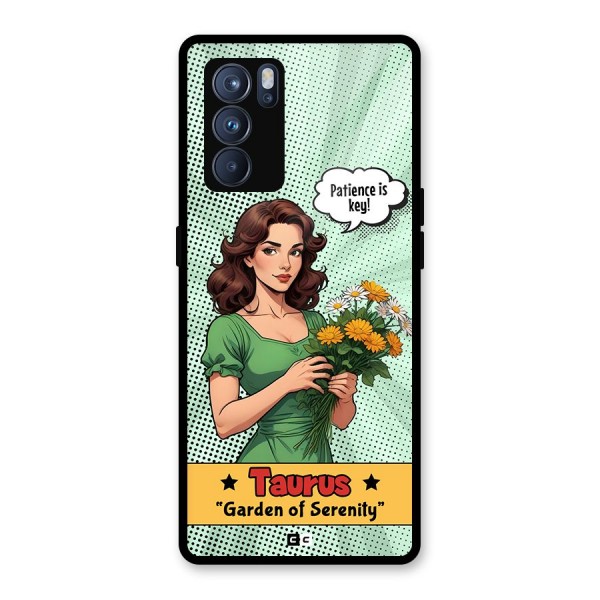 Peaceful Taurus Glass Back Case for Oppo Reno6 Pro 5G