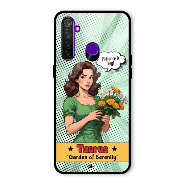 Peaceful Taurus Glass Back Case for Realme 5 Pro