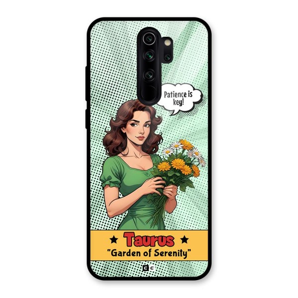 Peaceful Taurus Glass Back Case for Redmi Note 8 Pro