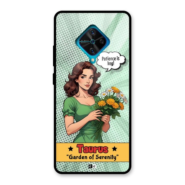 Peaceful Taurus Glass Back Case for Vivo S1 Pro