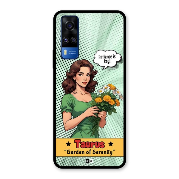 Peaceful Taurus Glass Back Case for Vivo Y51A