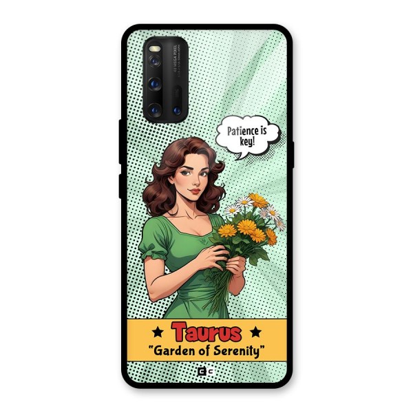 Peaceful Taurus Glass Back Case for Vivo iQOO 3