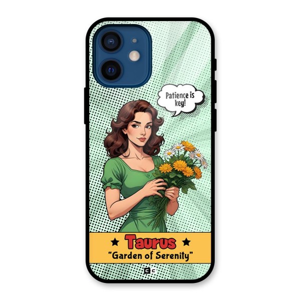 Peaceful Taurus Glass Back Case for iPhone 12 Mini