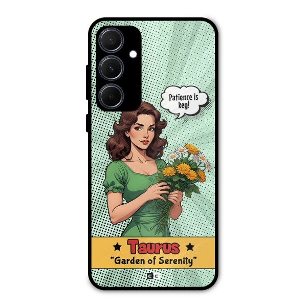 Peaceful Taurus Metal Back Case for Galaxy A35