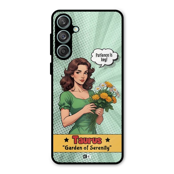 Peaceful Taurus Metal Back Case for Galaxy M55 5G