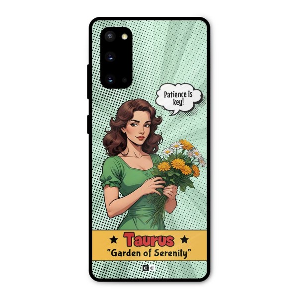 Peaceful Taurus Metal Back Case for Galaxy S20