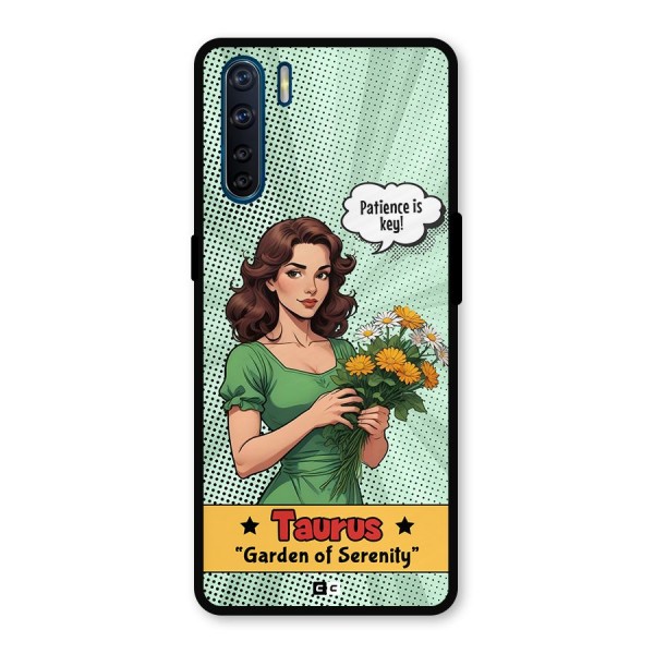 Peaceful Taurus Metal Back Case for Oppo F15