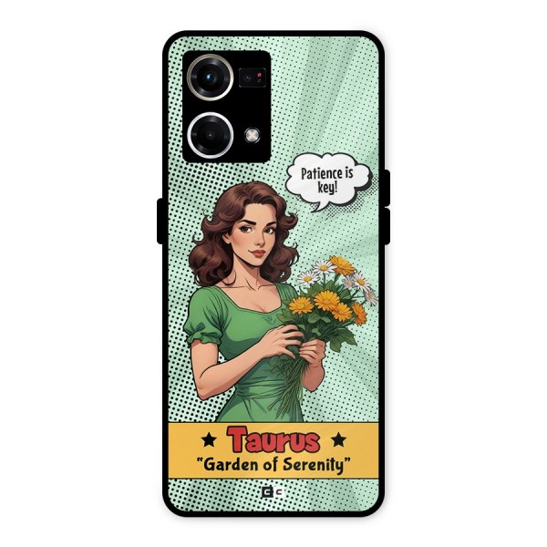 Peaceful Taurus Metal Back Case for Oppo F21 Pro 4G