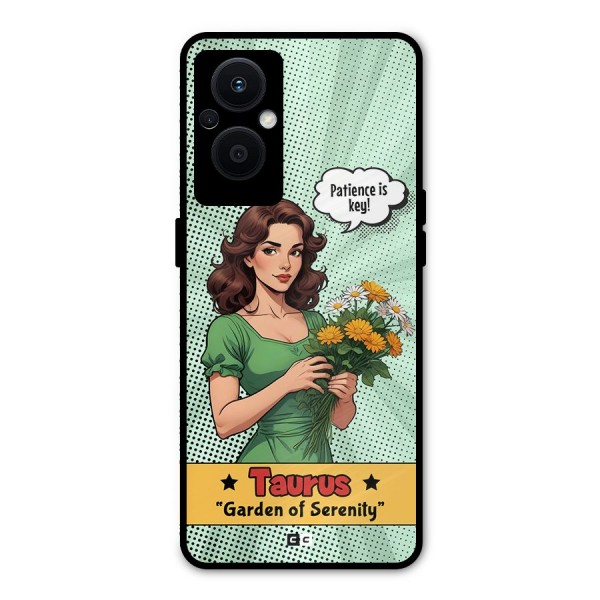 Peaceful Taurus Metal Back Case for Oppo F21s Pro 5G