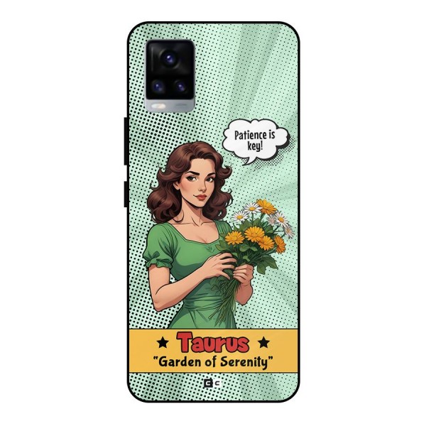 Peaceful Taurus Metal Back Case for Vivo V20
