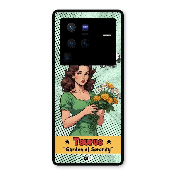 Peaceful Taurus Metal Back Case for Vivo X80 Pro