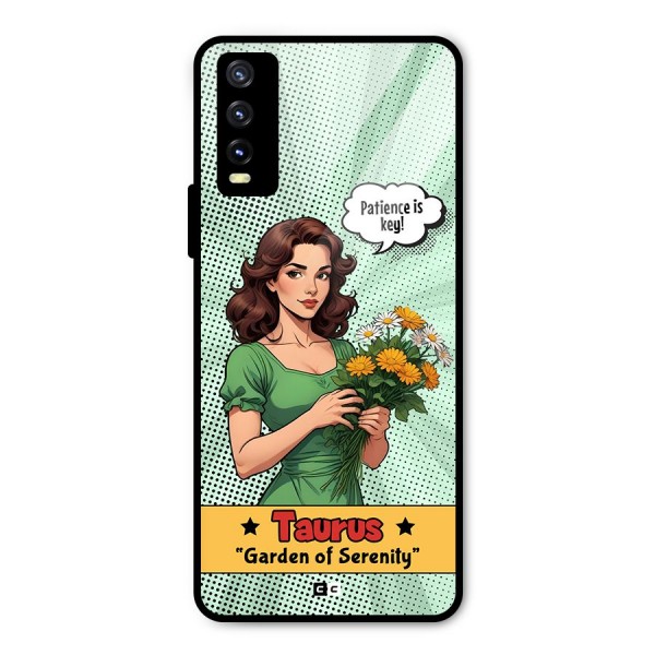 Peaceful Taurus Metal Back Case for Vivo Y20t