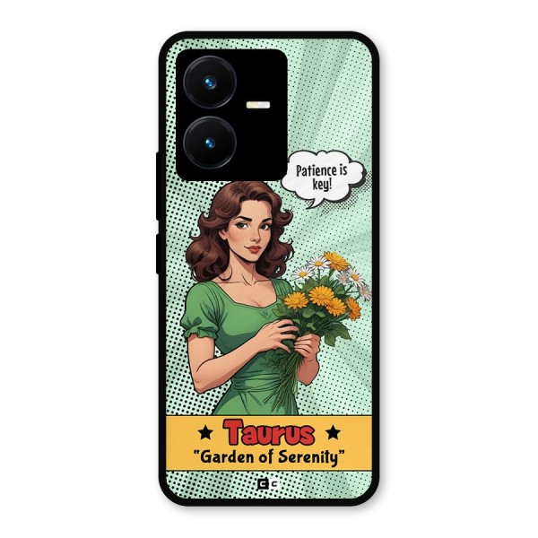 Peaceful Taurus Metal Back Case for Vivo Y22