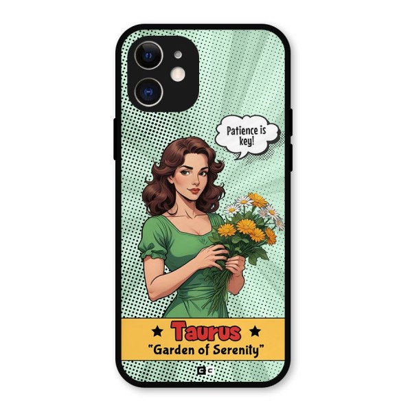 Peaceful Taurus Metal Back Case for iPhone 12
