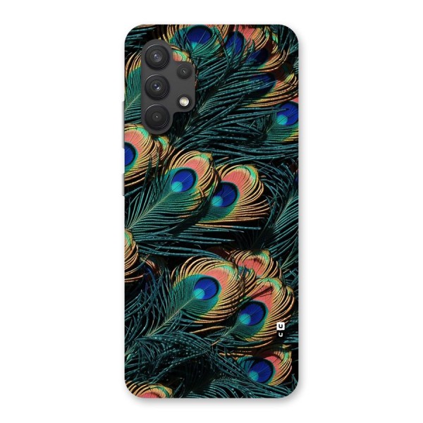 Peacock Feather Art Back Case for Galaxy A32
