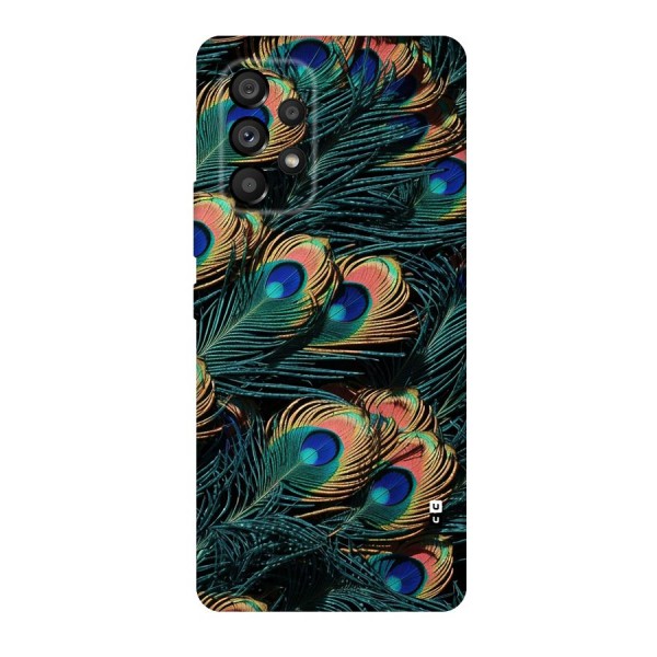 Peacock Feather Art Back Case for Galaxy A53 5G