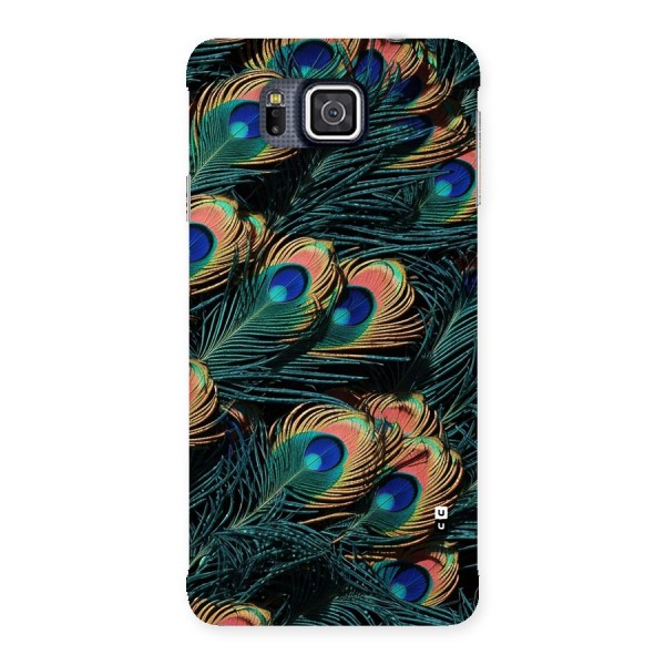 Peacock Feather Art Back Case for Galaxy Alpha