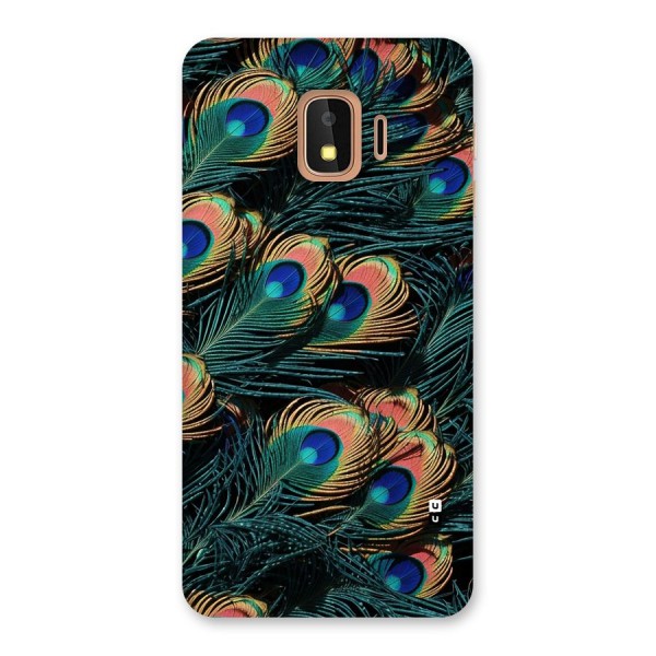 Peacock Feather Art Back Case for Galaxy J2 Core