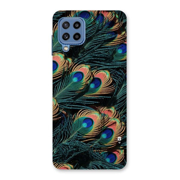 Peacock Feather Art Back Case for Galaxy M32