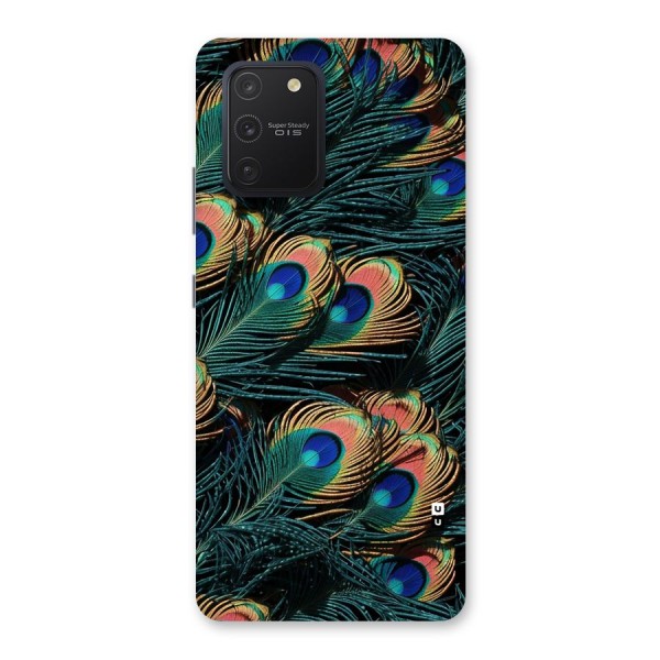 Peacock Feather Art Back Case for Galaxy S10 Lite