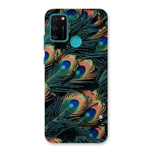 Peacock Feather Art Back Case for Honor 9A