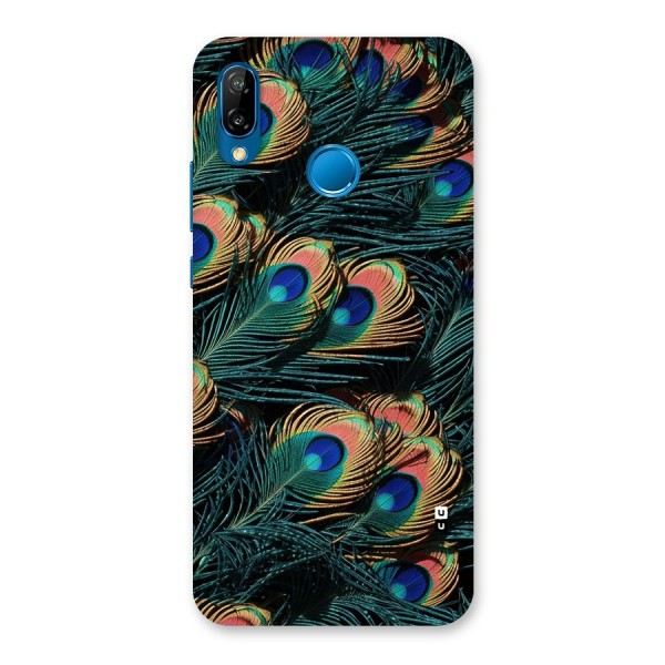 Peacock Feather Art Back Case for Huawei P20 Lite