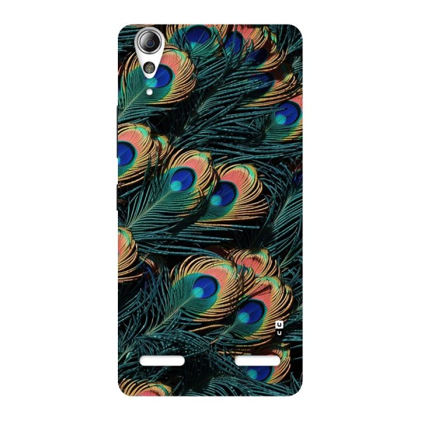 Peacock Feather Art Back Case for Lenovo A6000 Plus
