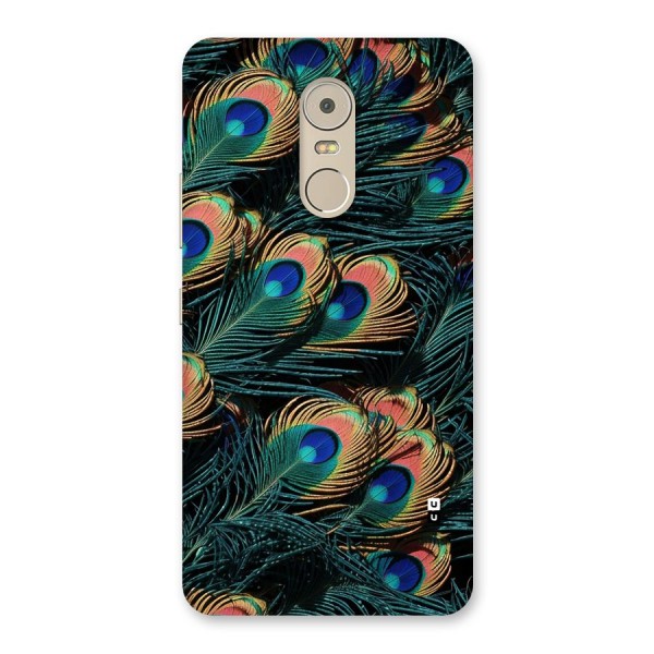 Peacock Feather Art Back Case for Lenovo K6 Note