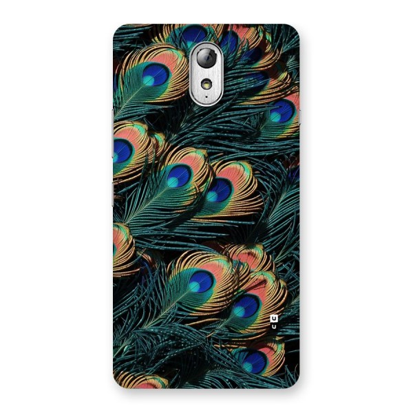 Peacock Feather Art Back Case for Lenovo Vibe P1M