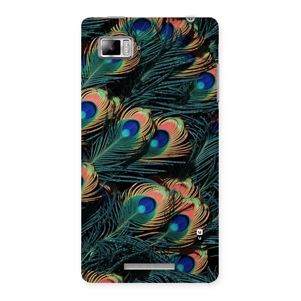 Peacock Feather Art Back Case for Lenovo Vibe Z K910
