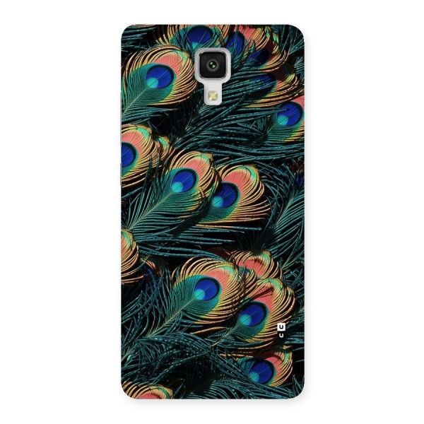 Peacock Feather Art Back Case for Mi4