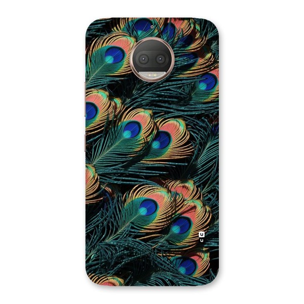 Peacock Feather Art Back Case for Moto G5s Plus