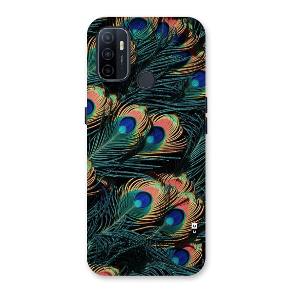Peacock Feather Art Back Case for Oppo A53