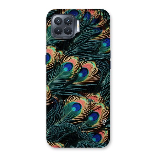 Peacock Feather Art Back Case for Oppo F17 Pro