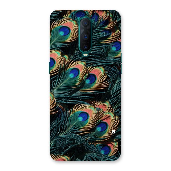 Peacock Feather Art Back Case for Oppo R17 Pro