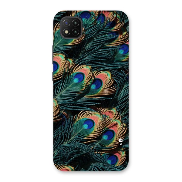 Peacock Feather Art Back Case for Poco C3
