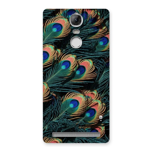 Peacock Feather Art Back Case for Vibe K5 Note