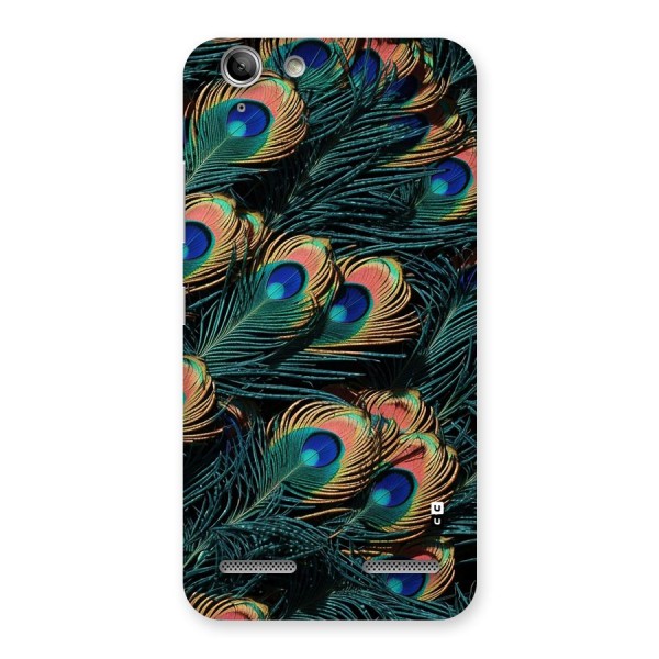 Peacock Feather Art Back Case for Vibe K5 Plus
