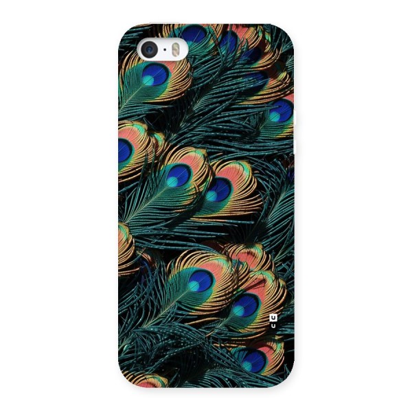 Peacock Feather Art Back Case for iPhone 5 5s