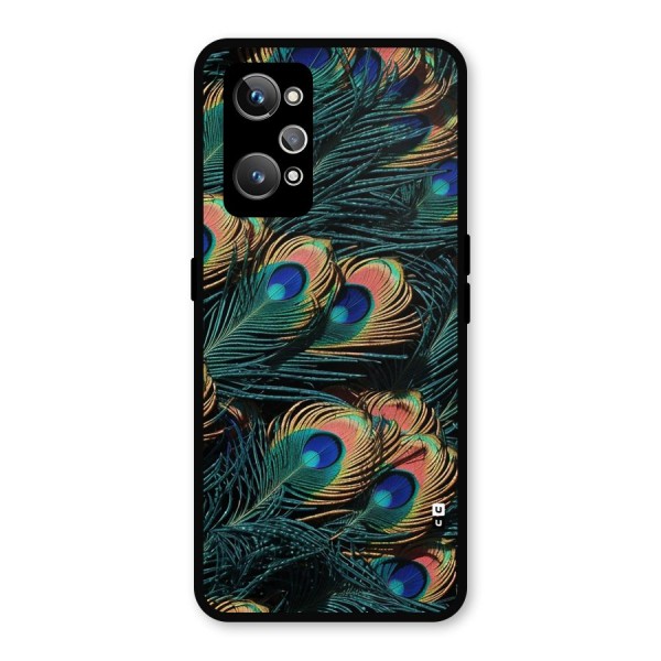 Peacock Feather Art Metal Back Case for Realme GT 2