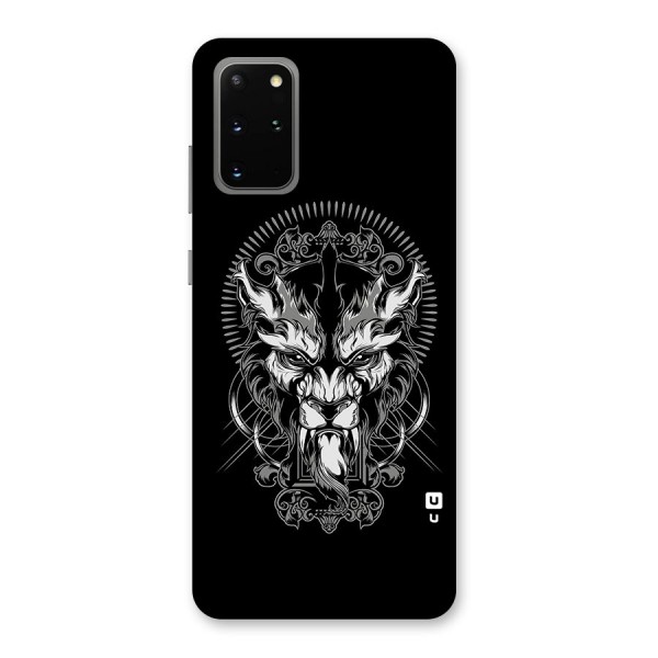 Pencil Art Lion Illustration Back Case for Galaxy S20 Plus