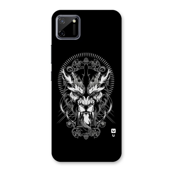 Pencil Art Lion Illustration Back Case for Realme C11