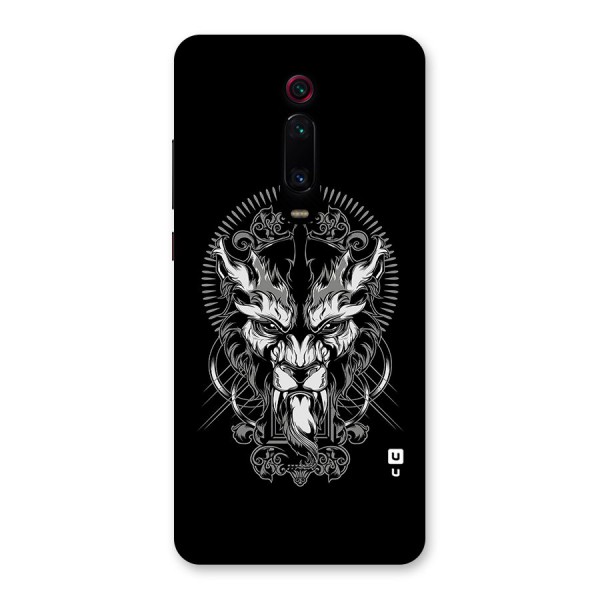 Pencil Art Lion Illustration Back Case for Redmi K20 Pro