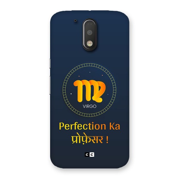 Perfect Virgo Back Case for Moto G4 Plus